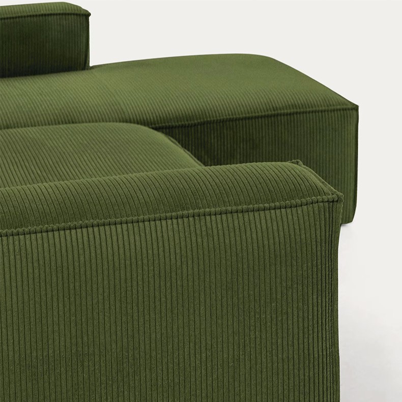 Corduroy Tofu Block Compressed Sofa