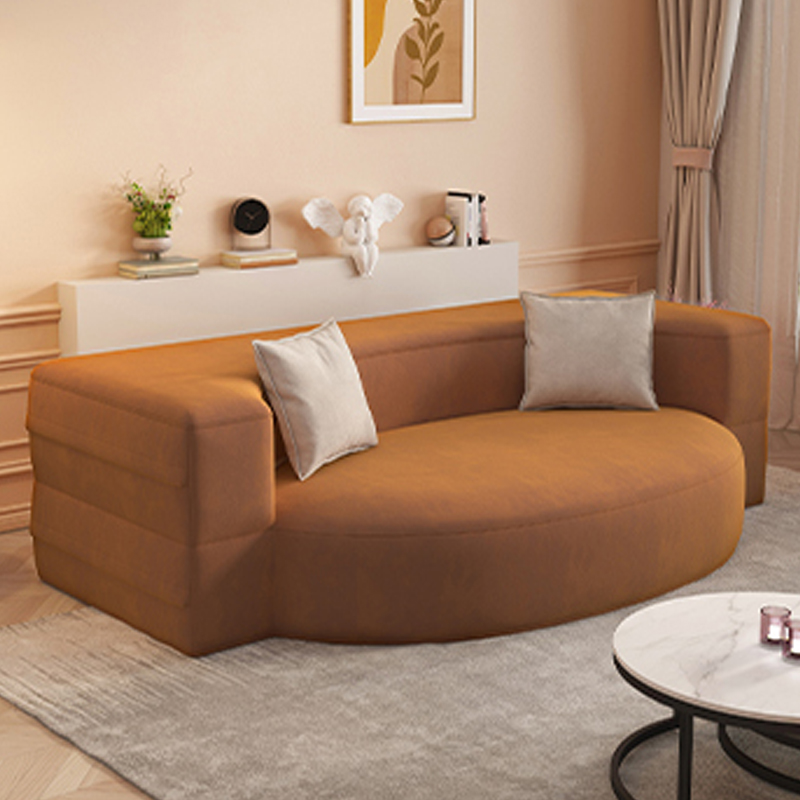 multi-functional sofa bed in orange