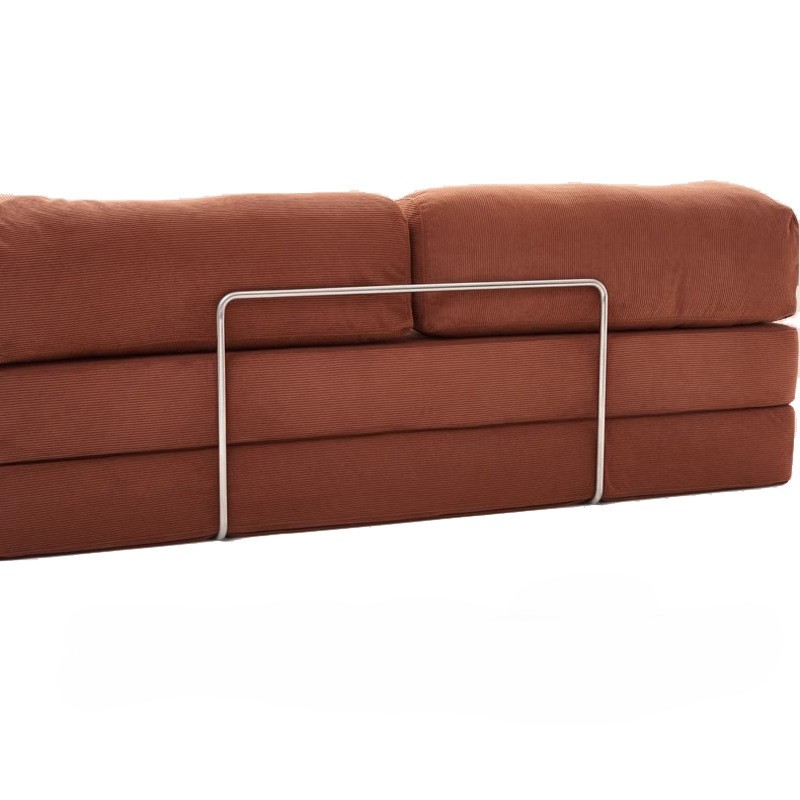 Corduroy fabric sofa bed, removable