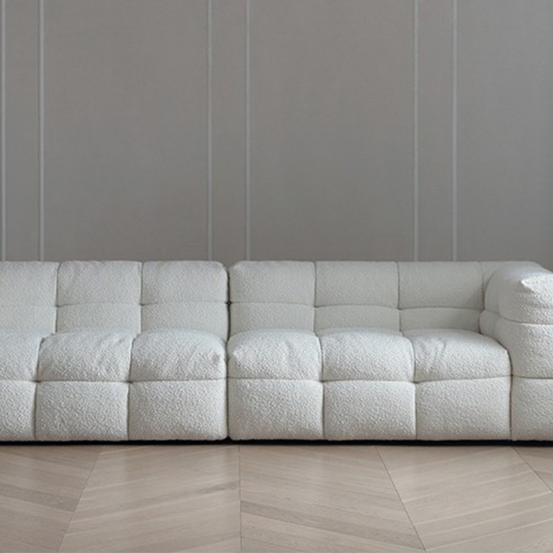 3 Seat Compression Sofa in White