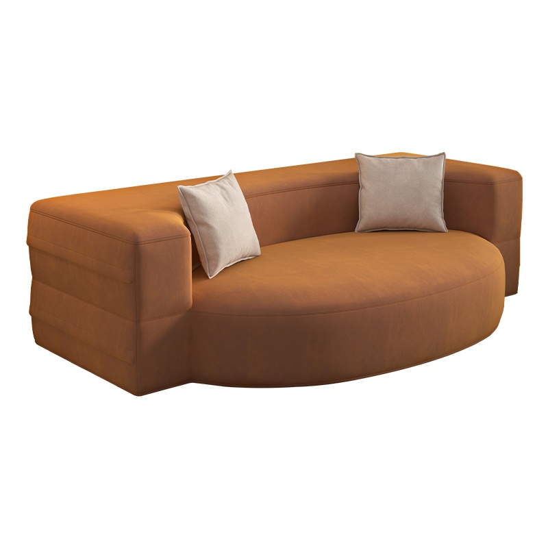 multi-functional sofa bed in orange