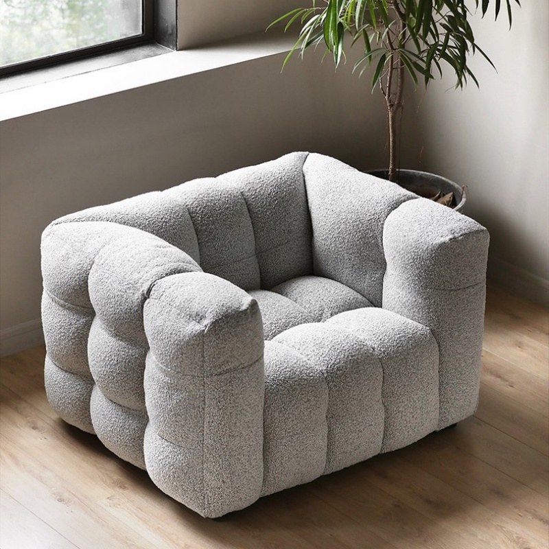 3 Seat Compression Sofa in White