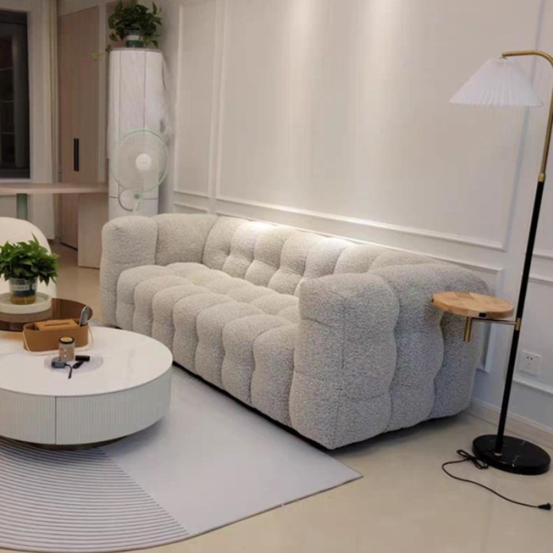 3 Seat Compression Sofa in White