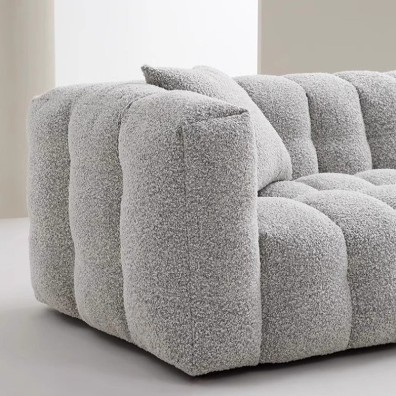 3 Seat Compression Sofa in White