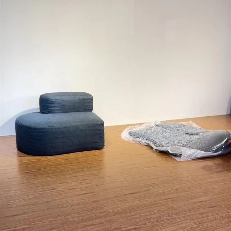 Curved Design Compressed Sofa