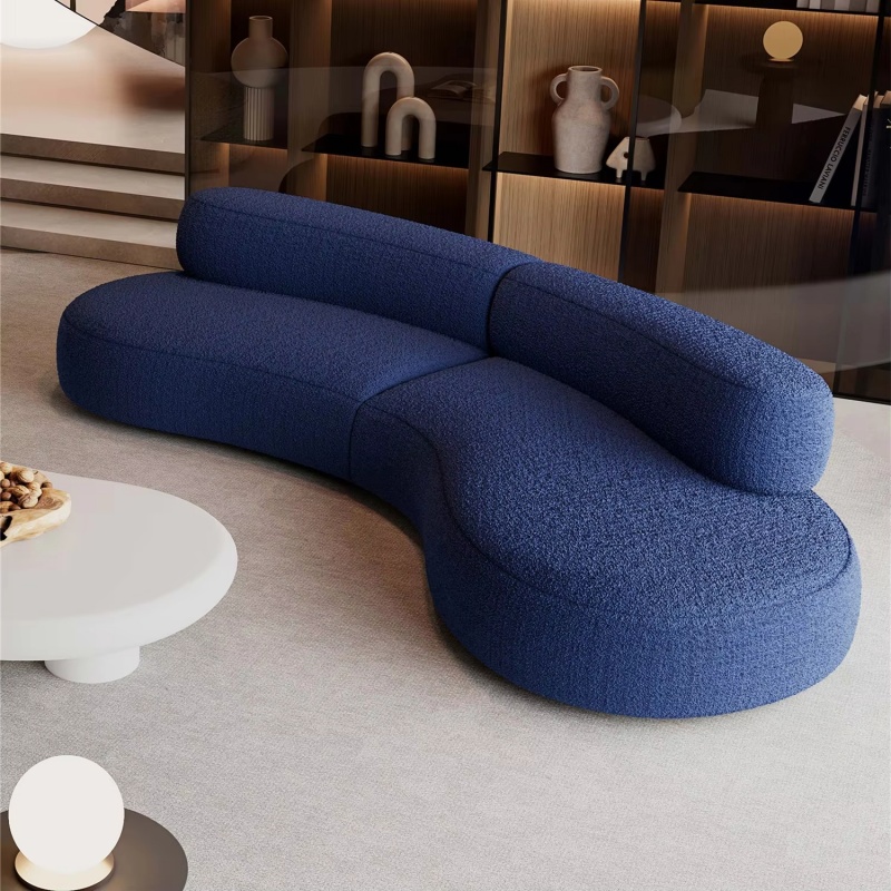 Curved Design Compressed Sofa