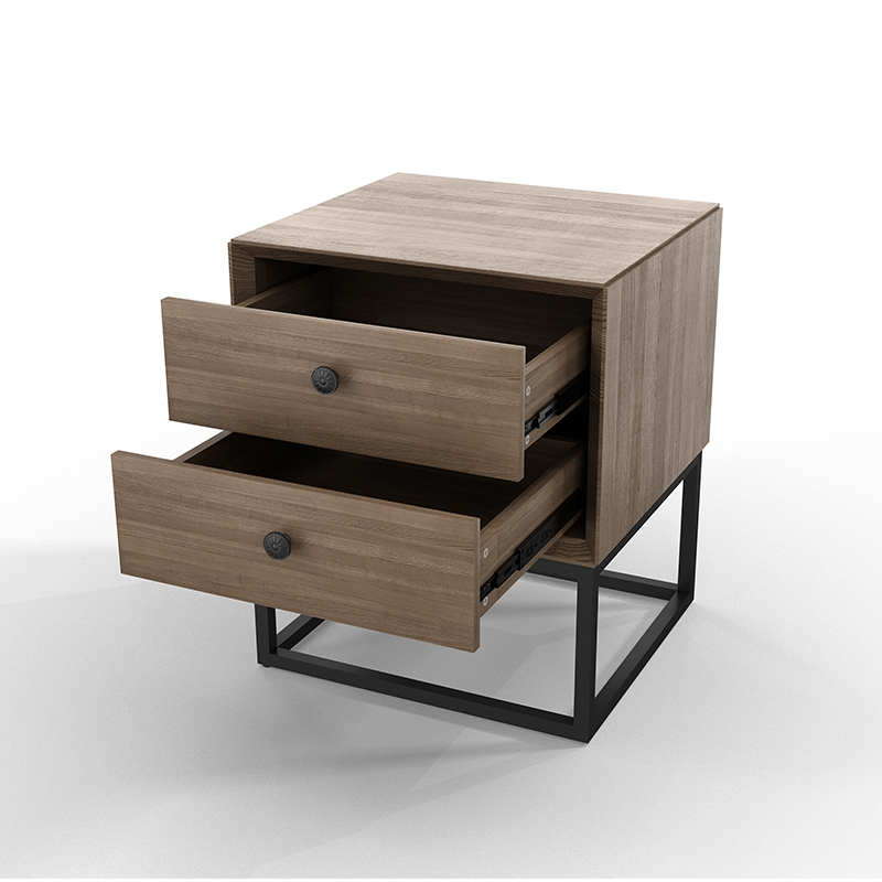 Bedside Table 51cm in Black