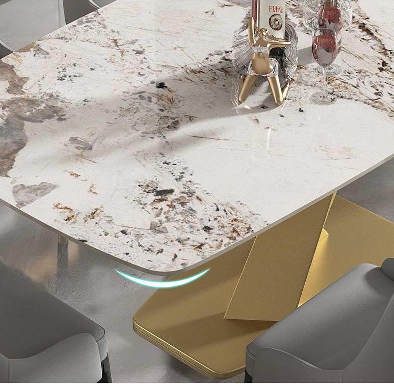 Rock Plate Counter Top Dining Table - J0116