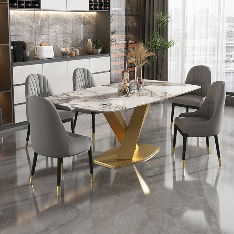 Rock Plate Counter Top Dining Table - J0116