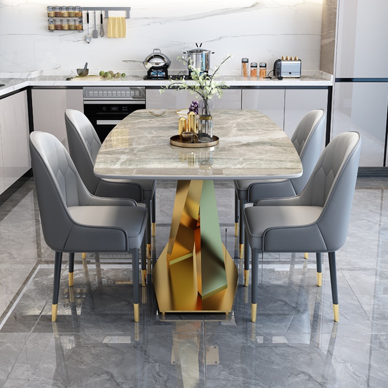 Rock Plate Counter Top Dining Table - J0116