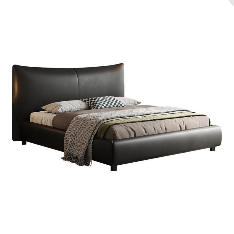 2.26-meter Up-Holstered Bed in Black